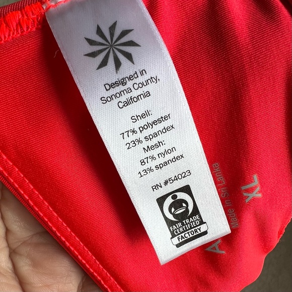 Athleta Neon Orange X-Back Sports Bra - Picture 6 of 6